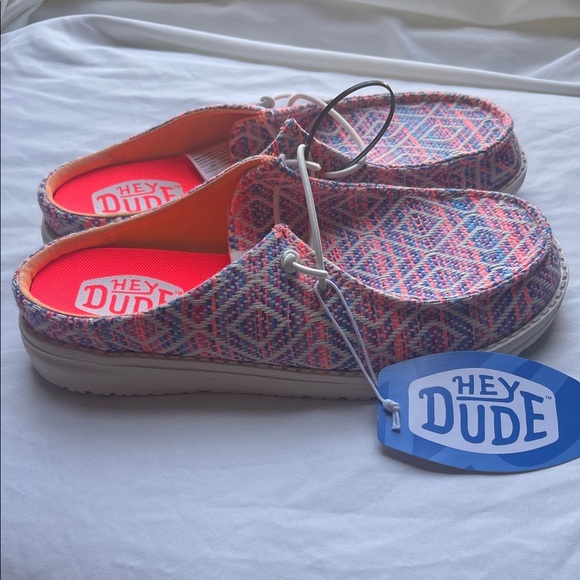 Hey Dude Colorful Geometric Slip-Ons - Picture 3 of 7